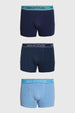 Boxer Hombre Tripack Azul