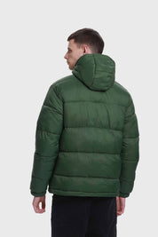 PARKA HOMBRE BÁSICA LISA VERDE