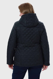 Parka Mujer Con Bolsillo Negro