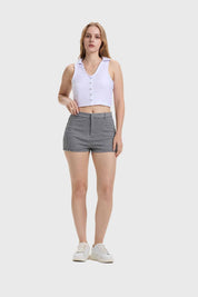 Short Mujer Vichy Negro