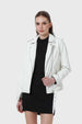 Chaqueta Mujer Biker Crudo
