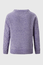 Sweater Niña Chenille Violeta