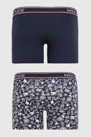 Boxer Hombre Bipack Print Negro