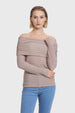 Polera Mujer C/Bardot Doblado Arena