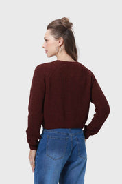 Sweater Mujer Chenille Chocolate