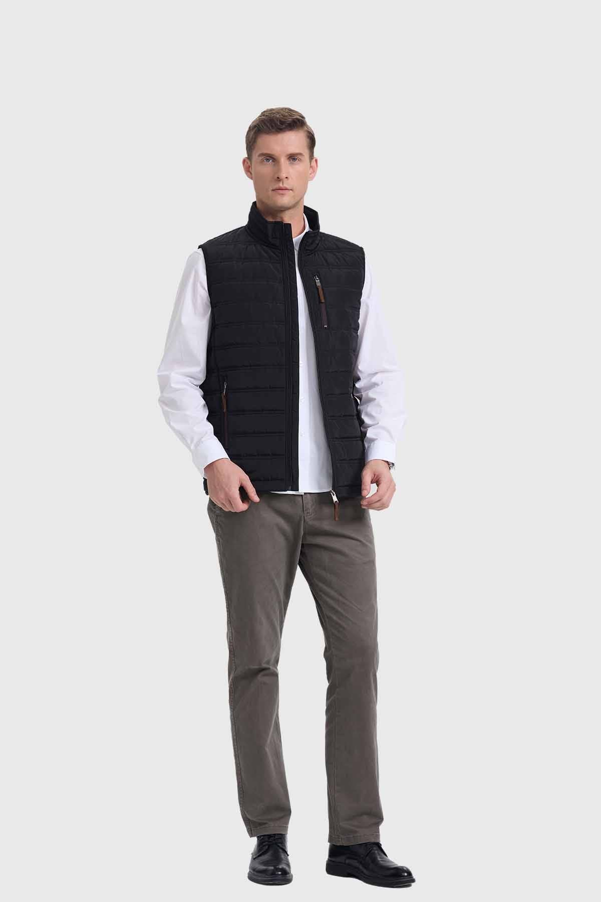 Parka Hombre Con Bolsillo Negro