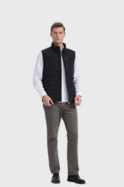 Parka Hombre Con Bolsillo Negro