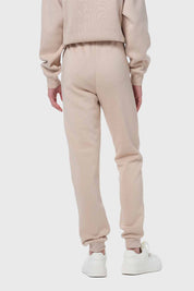 Pantalón Buzo Niña Jogger Beige