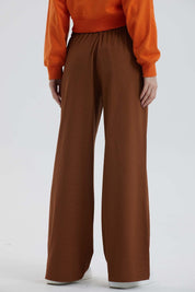 Pantalón Mujer Sastrero Café