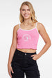 Polera Mujer Top Pabilo Rosado
