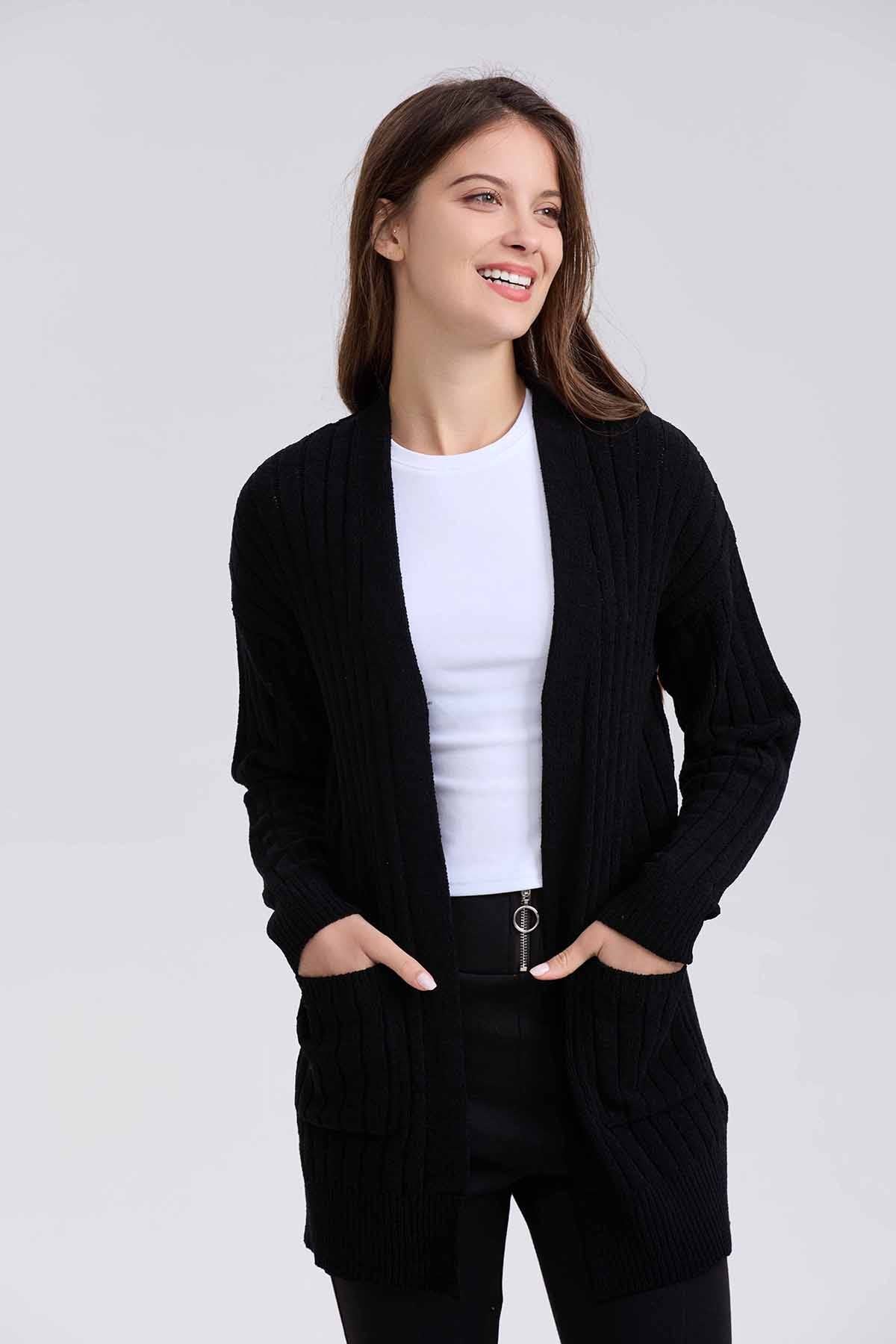 Sweater Mujer Tapado Negro