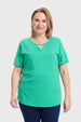 Polera Mujer Apertura Menta