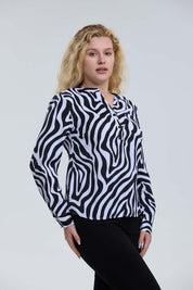 Blusa Mujer Satín Blanco