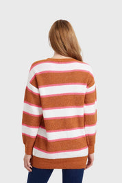 Sweater Mujer Largo Beige