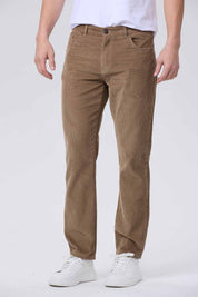 Pantalón Hombre Básico Cotelé Beige