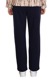 Pantalón Buzo Mujer Con Cordón Y Bolsillo Azul