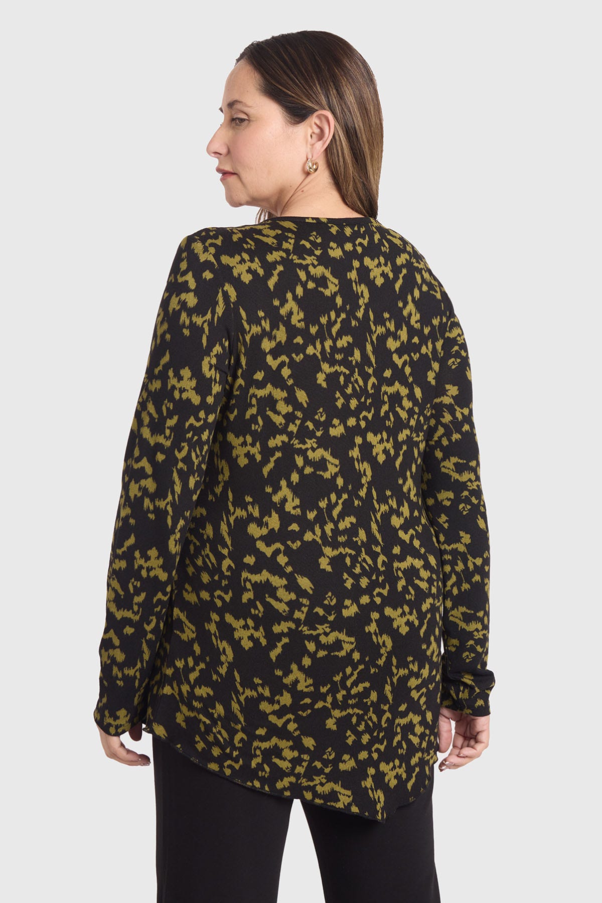 Sweater Mujer Cerrado Negro