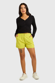 Sweater Mujer Cropped Negro
