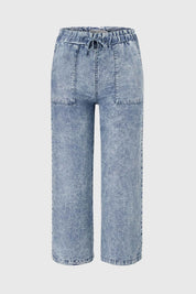 Jeans Niña Wide Leg Azul