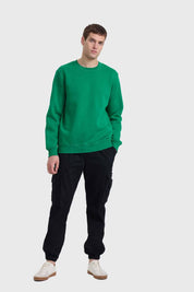 Polerón Hombre Básico Verde
