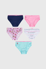 Calzón Niña 5 Pack Pantaleta Azul