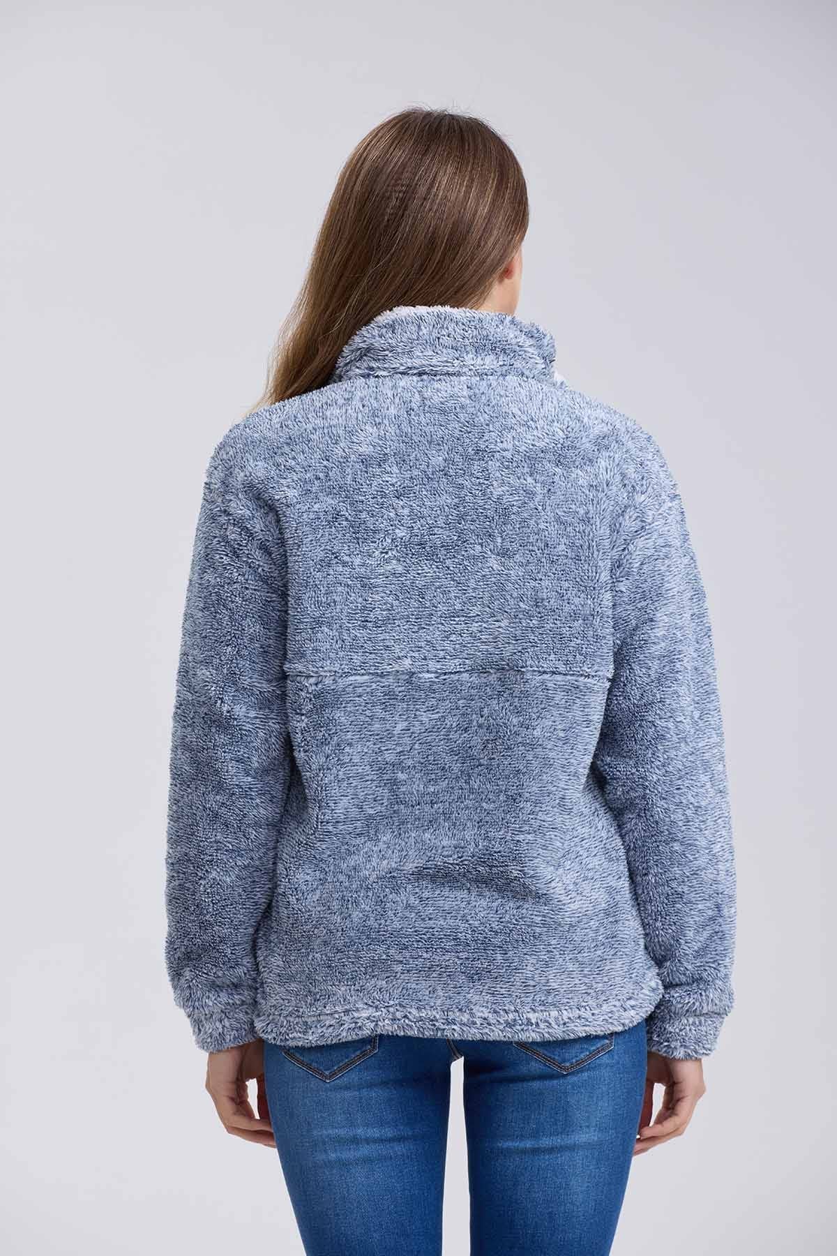 Polar Mujer Medio Celeste Melange