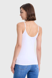 Polera Mujer Pabilo Básico Blanco