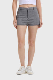 Short Mujer Vichy Negro