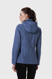 CHAQUETA MUJER GORRO D AZUL INDIGO