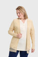 Polera Mujer Encaje Beige
