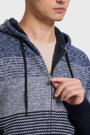 Polerón Hombre Con Polar Azul