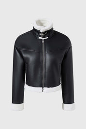 Chaqueta Niña Aviador Negro