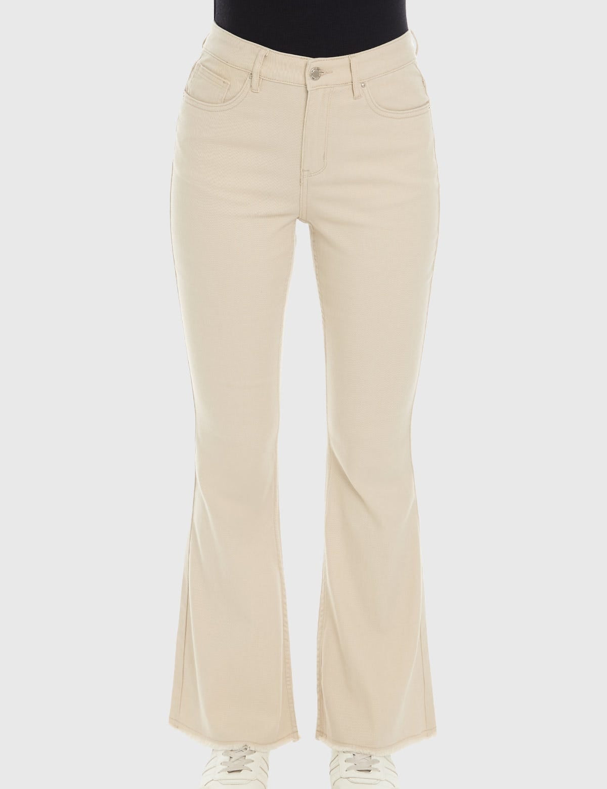 Jeans Mujer Flare Monse Crudo