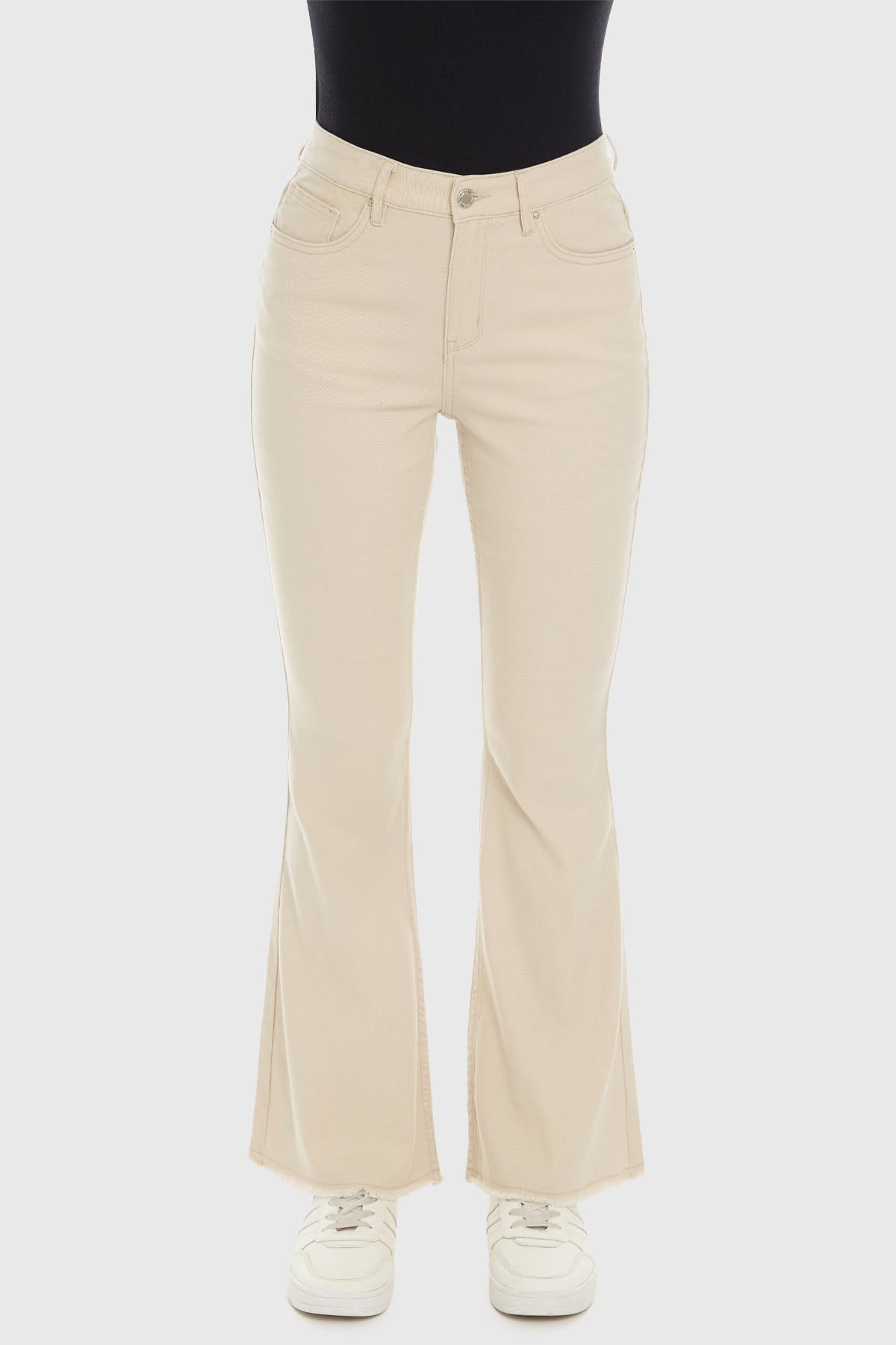 JEANS MUJER FLARE MONSE CRUDO