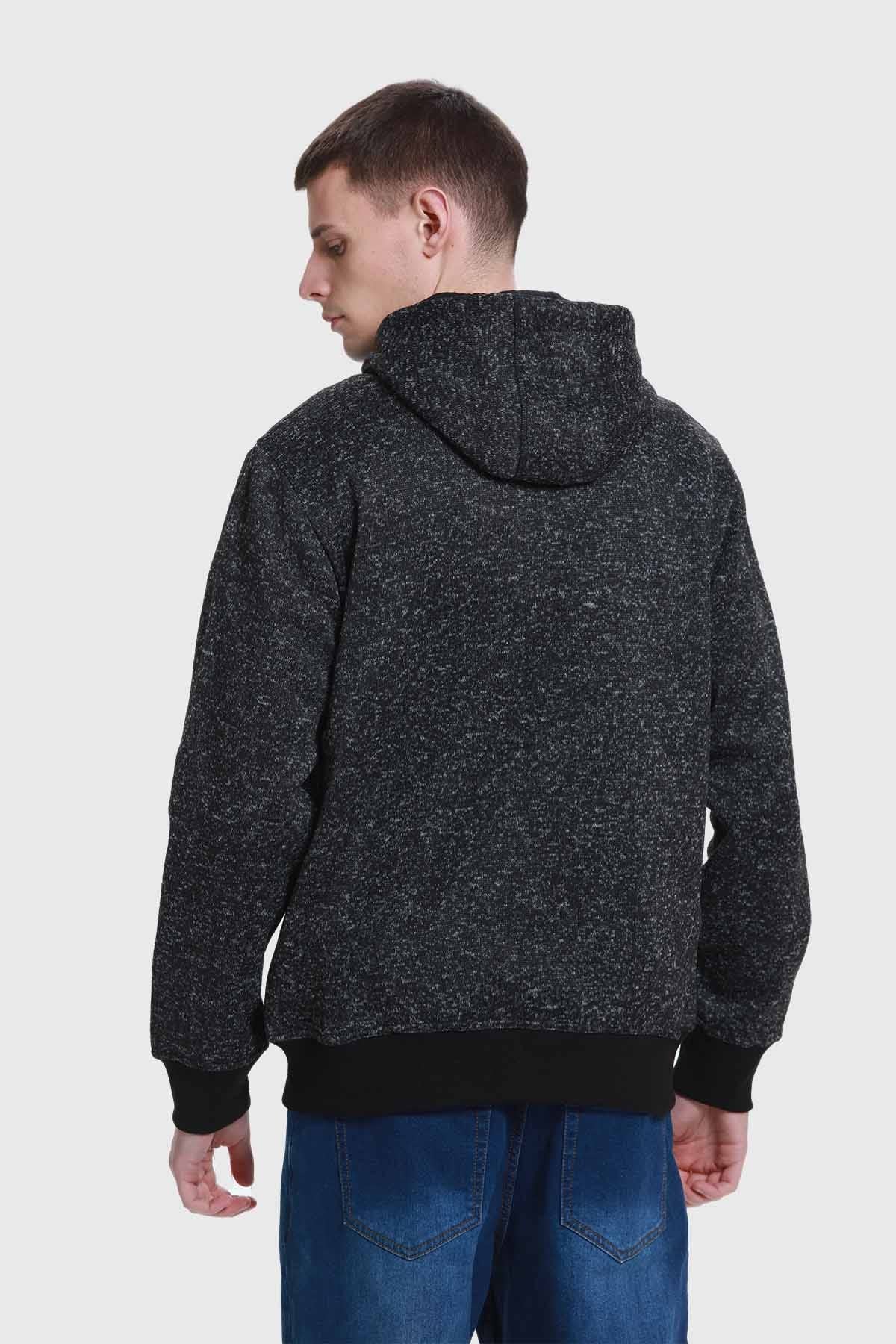 Polar Hombre Hoodie Negro