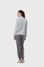 Pijama Mujer Polar Gris