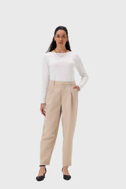 Pantalón Mujer Sastrero Taupe