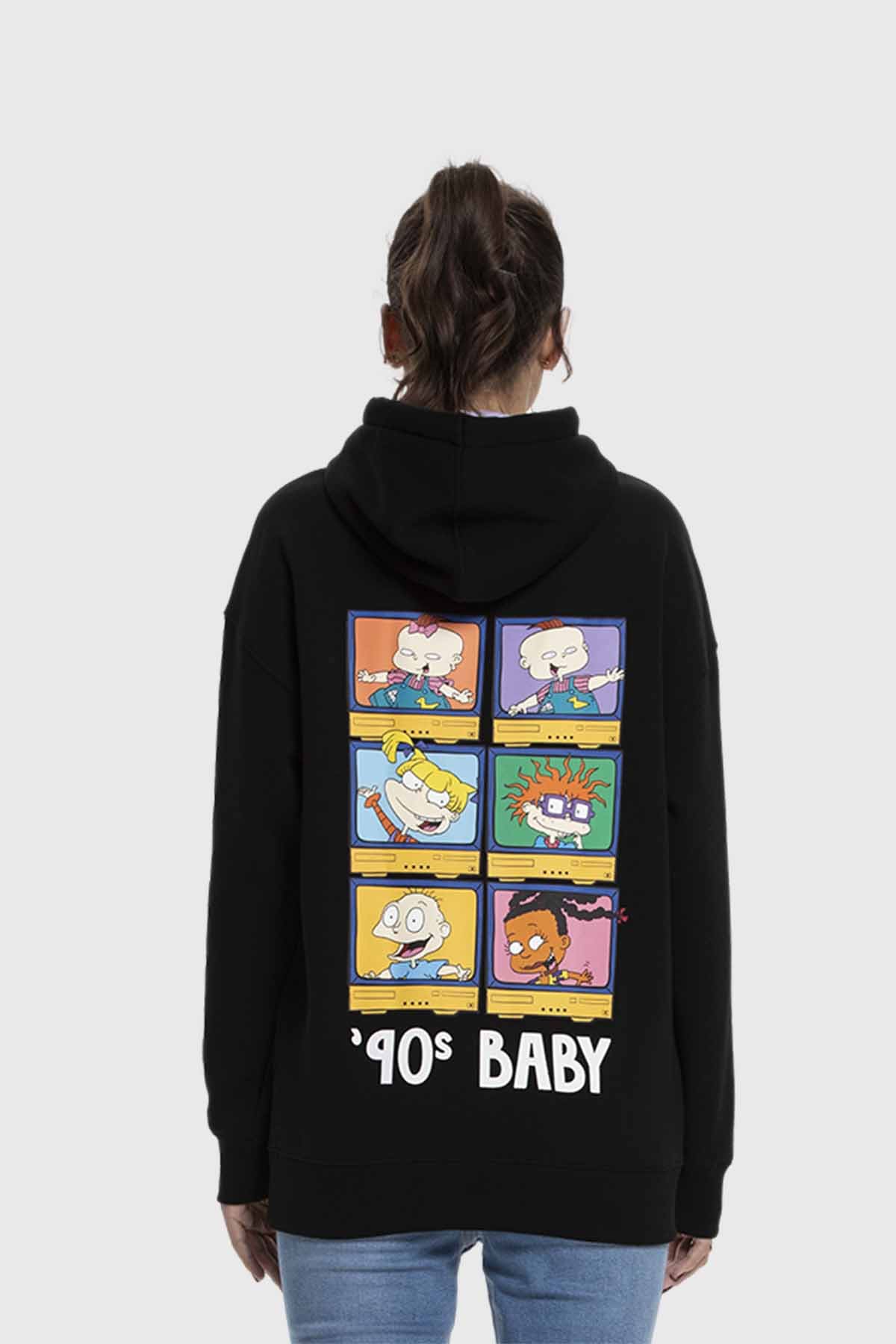 Polerón Mujer Rugrats Negro