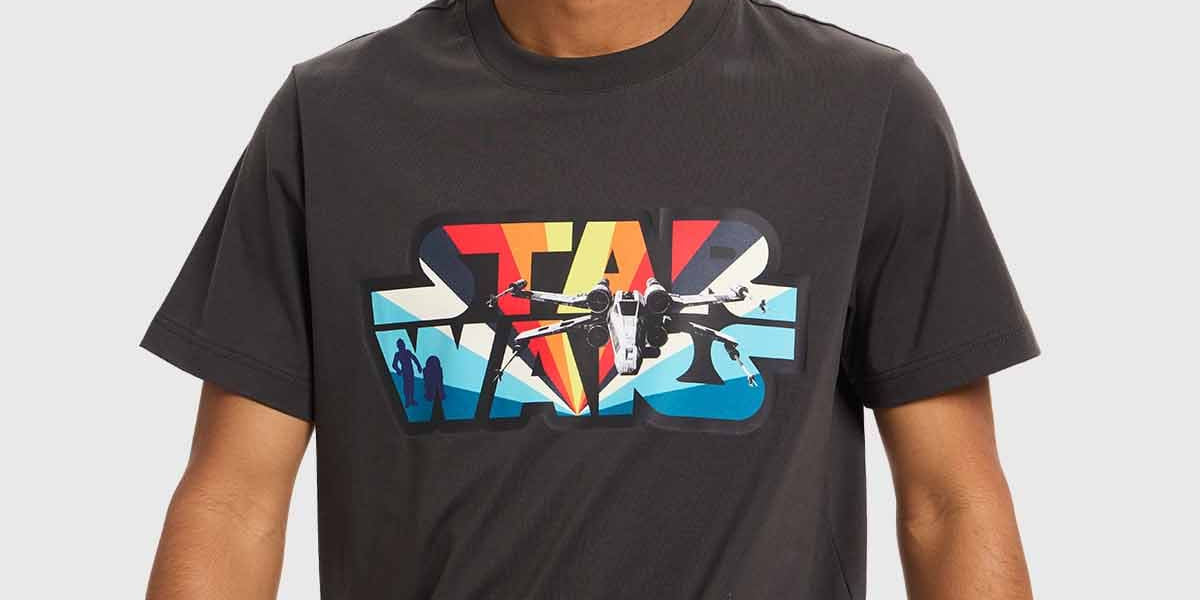 Polera Hombre Starwars Gris