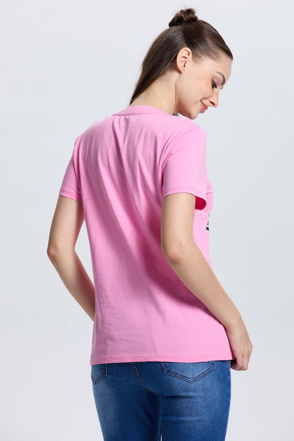 Polera Mujer Hello Kitty Rosado