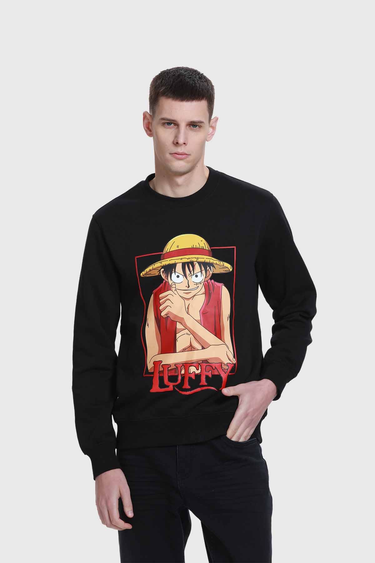 Polerón Hombre One Piece Negro