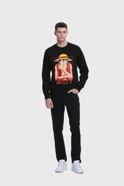 Polerón Hombre One Piece Negro