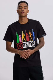 Polera Hombre One Piece Negro