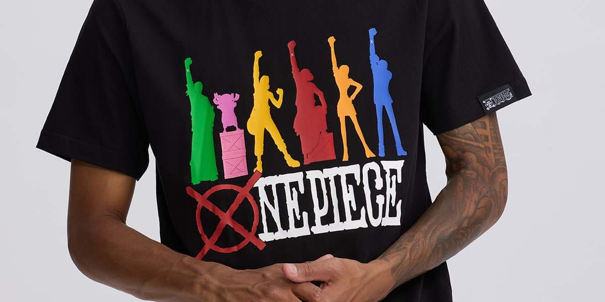 Polera Hombre One Piece Negro