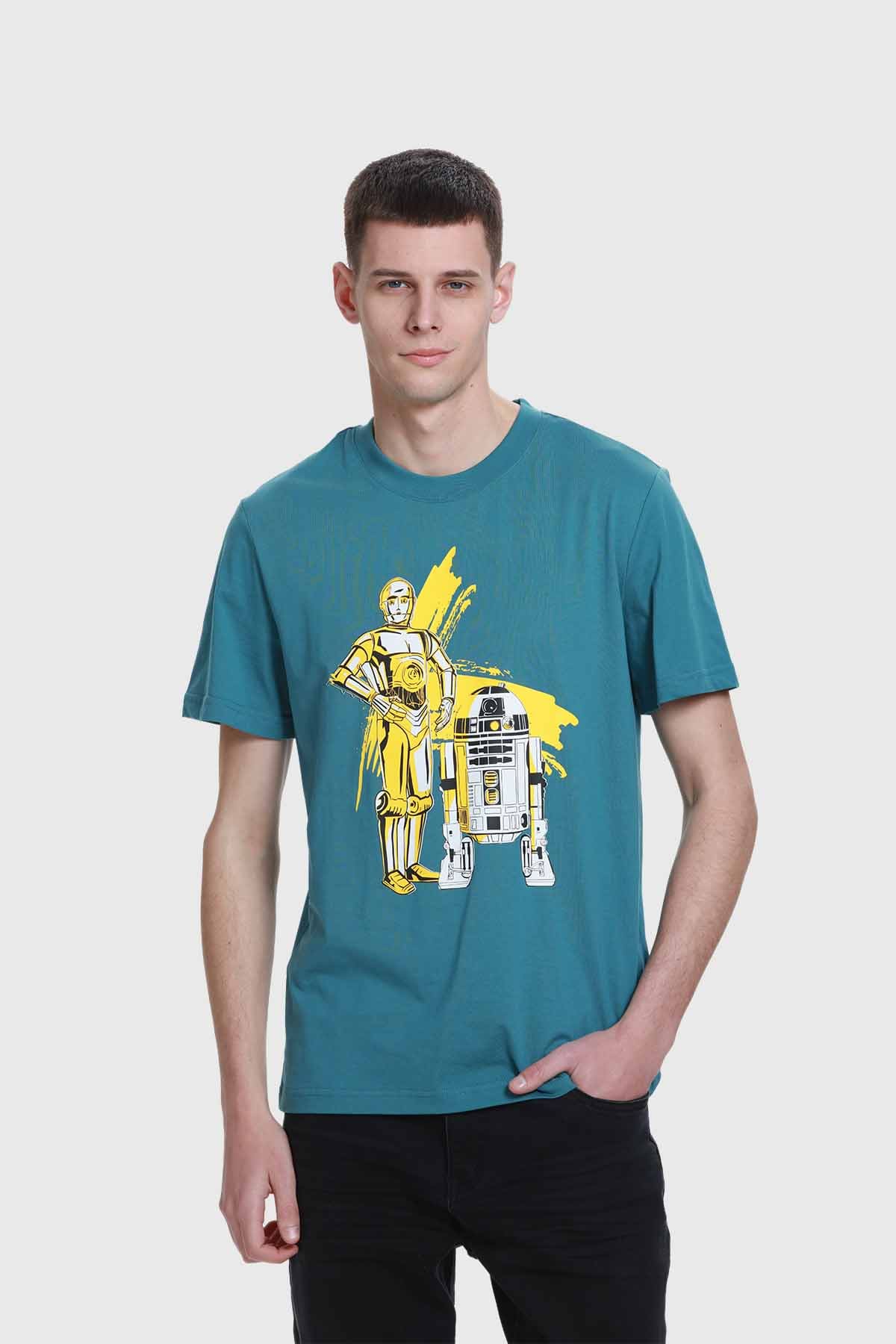 Polera Hombre Star Wars Azul