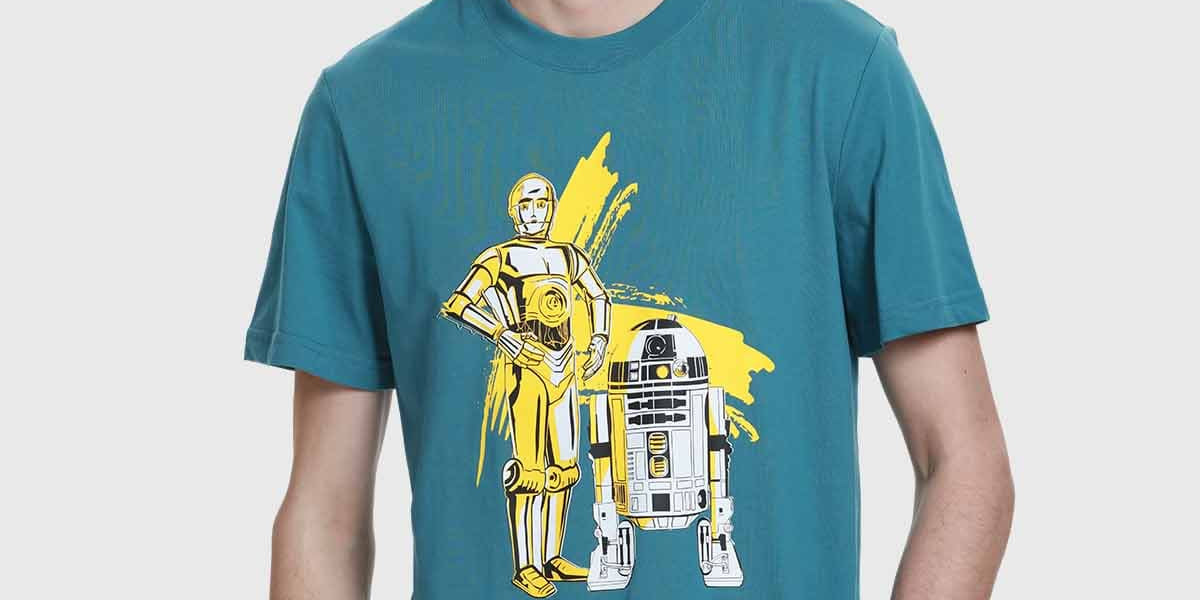 Polera Hombre Star Wars Azul