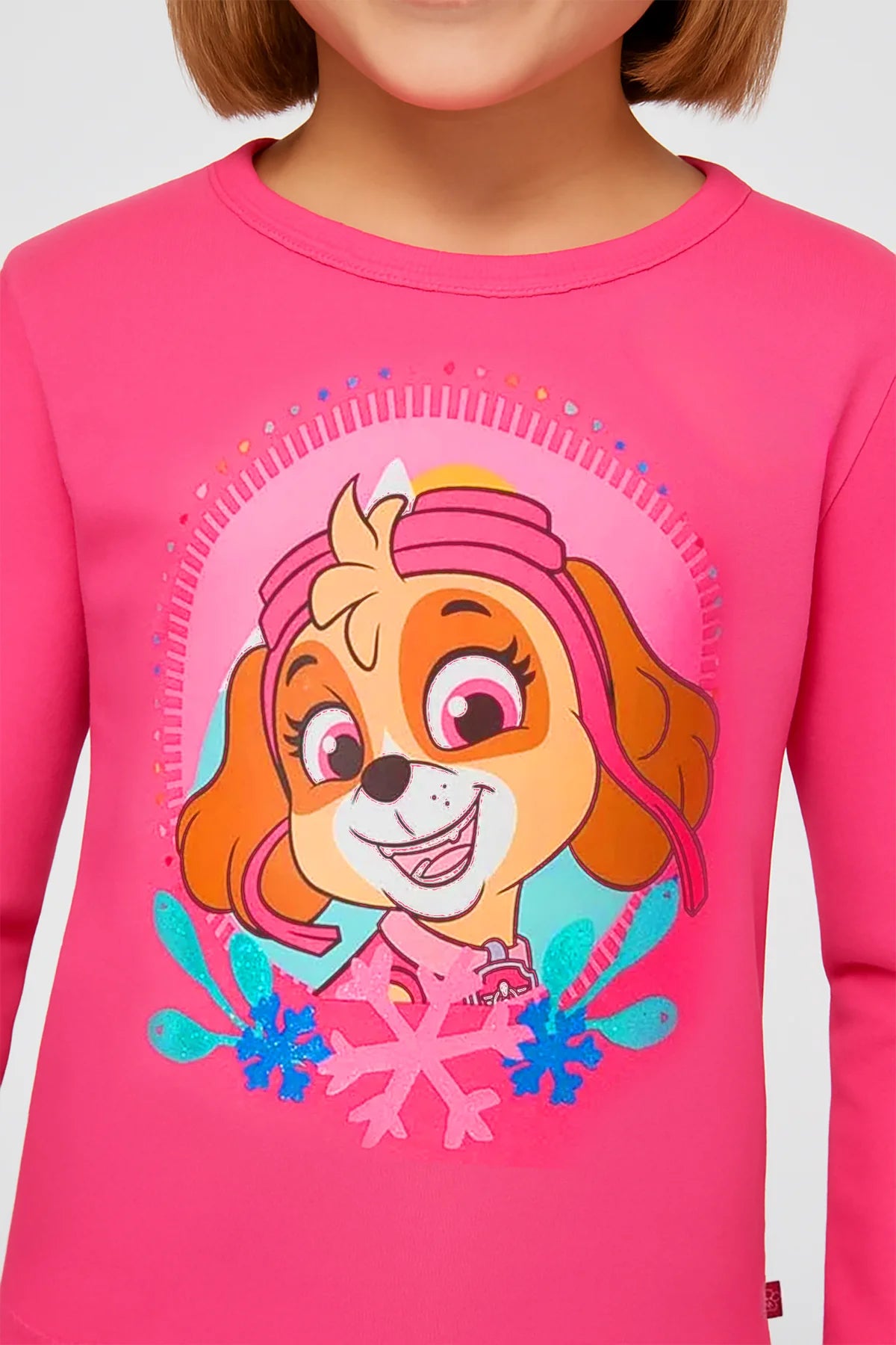 Polera Niña Paw Patrol Fucsia
