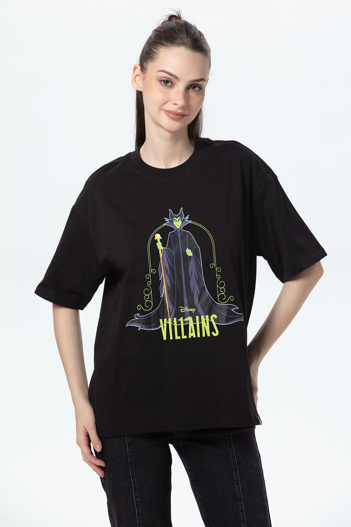 Polera Mujer Oversize Negro