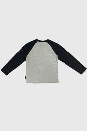 Polera Niño Mickey Y Pato Gris