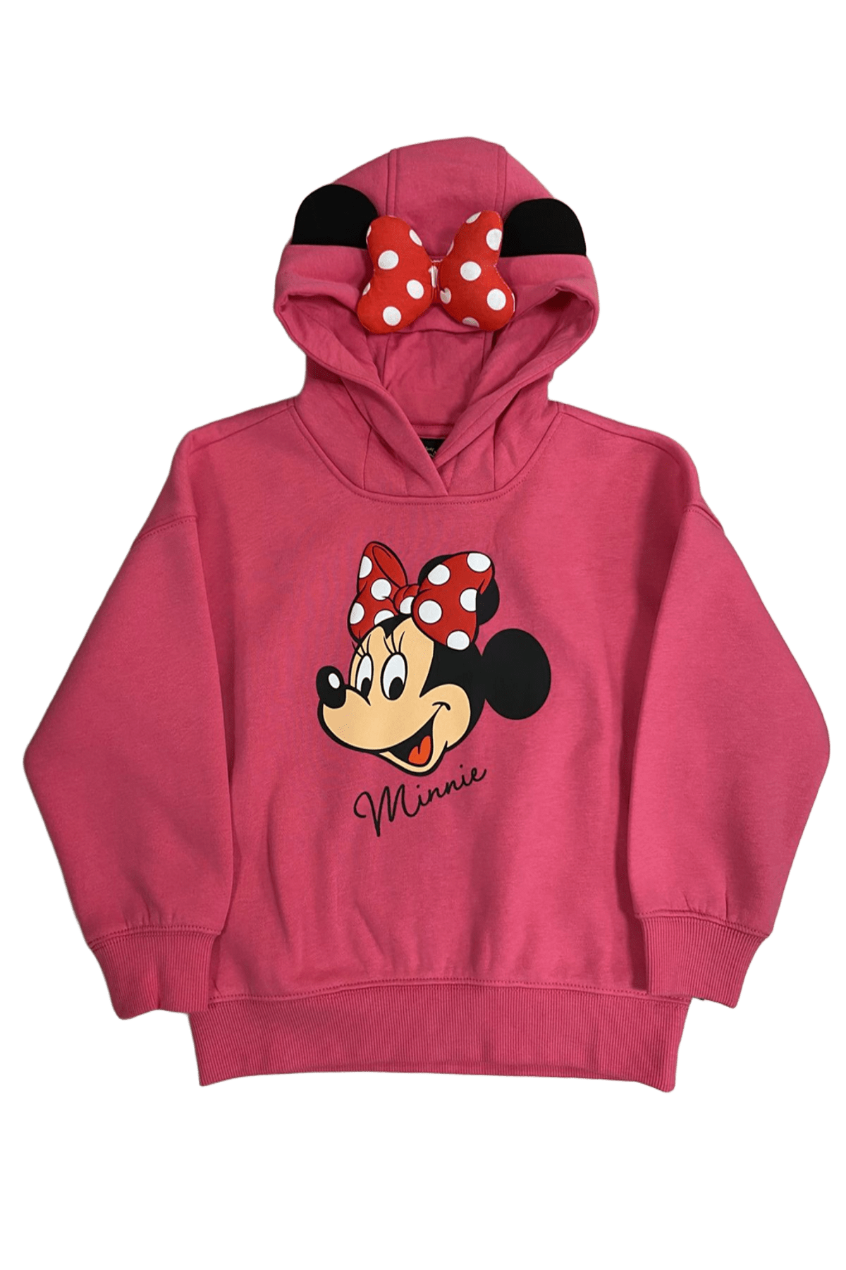 Polerón Niña Orejas Minnie Rosado